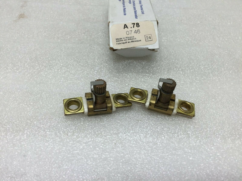 (Lot Of 2) Square D Overload Relay Thermal Unit A.78