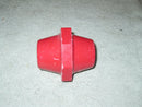 Red Poly Bus Bar Rail Support Electrical Insulator 5/8"-11