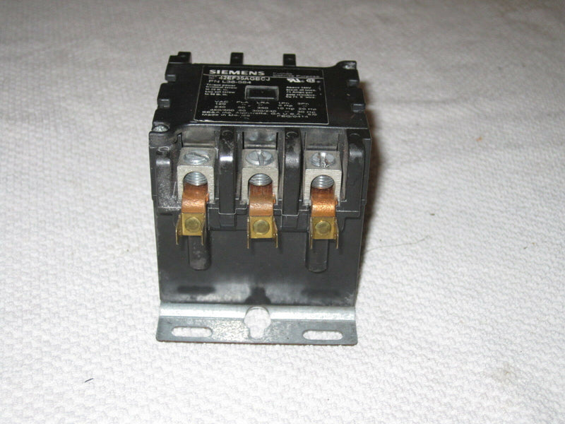 Siemens L38-584 Contactor 3 Pole 60 A 208/240v Furnas 42ef35agbcj