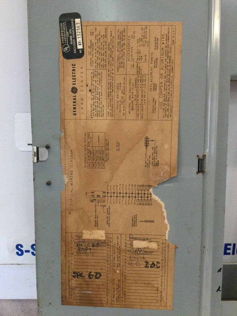 General Electric Tm3020ws / Tm3020wf Panel Door