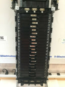 Square D 200 Amp 120/208 3 Phase CTL Panelboard Guts Only QOB Bolt On Breaker