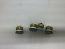 (Lot Of 4) T 15 F, 15 Amp Fusetron Dual-Element Fuses