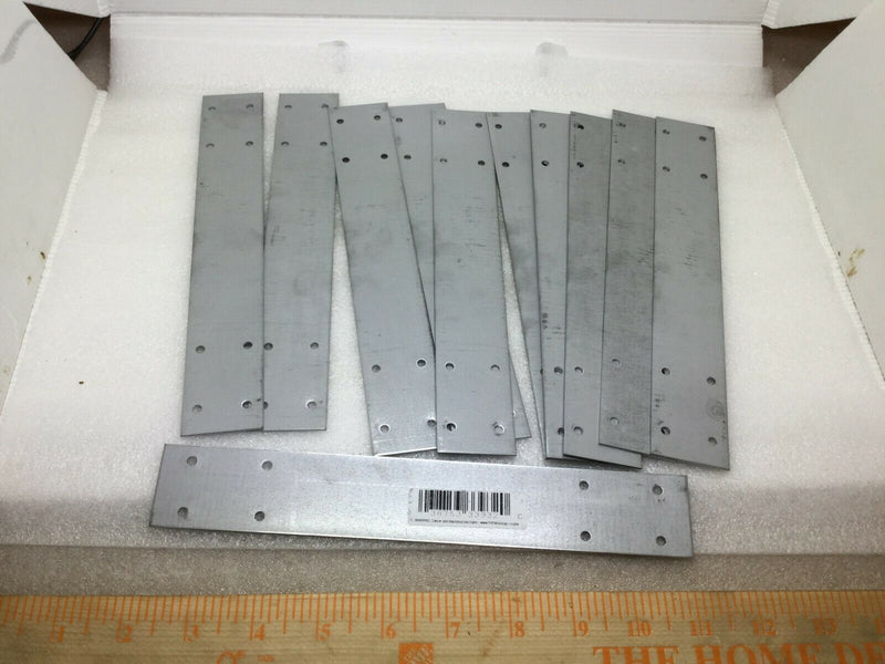 Lot Of 12 Nail Plate For Metal Studs 9" Long Flat