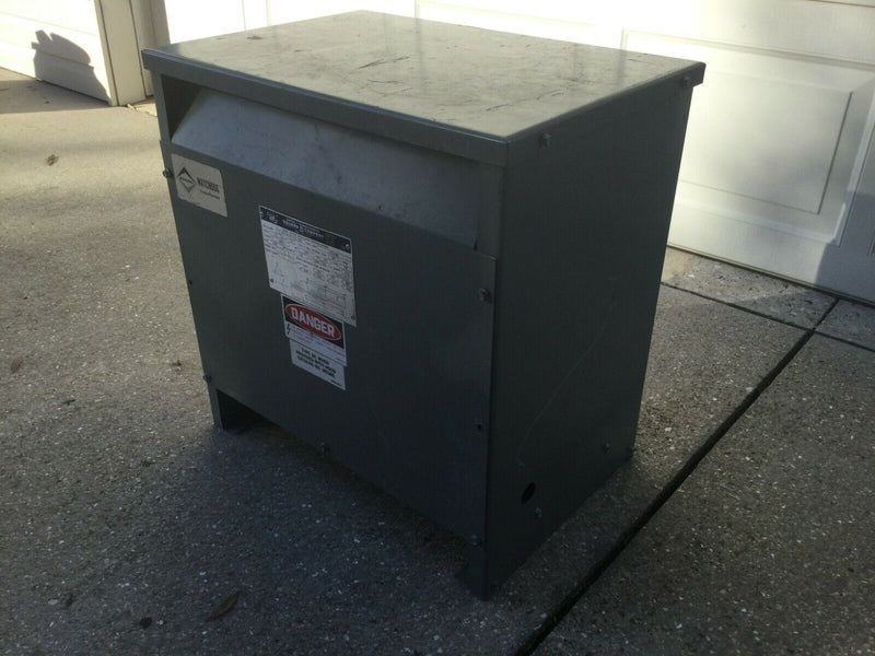 Square D 15t3hb 15 Kva 3 Phase Insulated Transformer 480 Hv 208y/120 Lv