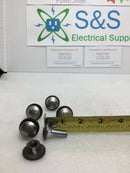 (Lot Of 5) Carridge Bolts, 3/8 Nuts