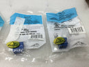 Lot O 3allen Tel (1) At55-16, (2) At65-20  Modular Snap-In Jack Cat5e Jack Blue