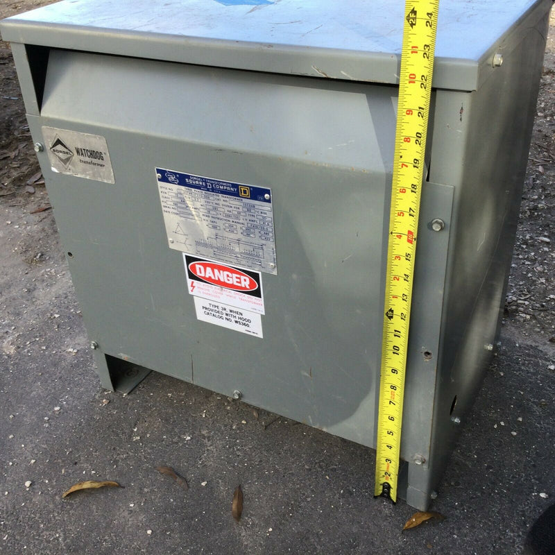 Square D 15t3hb 15 Kva 3 Phase Insulated Transformer 480 Hv 208y/120 Lv