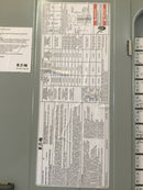 Eaton Br 200 Amp 120/240v 1 Phase 3 Wire  20/40 Space Panel Cover  Br4040l200