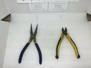 Lot Of 2 Kobalt Nickel Needle-Nose And Side Cutters