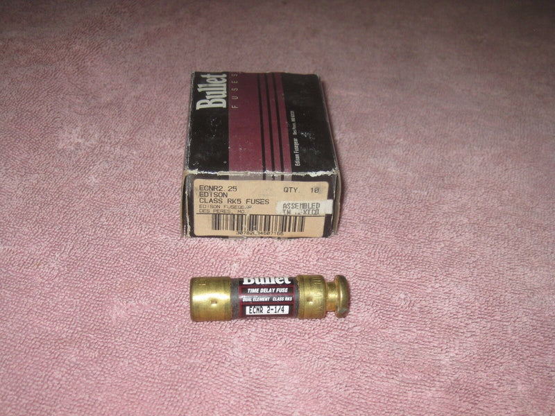 Edison Bullet 2-1/4 Amp Ecnr2.25 (Ecnr 2.25)  (Frn-R / Flnr) Fuse - By The Each