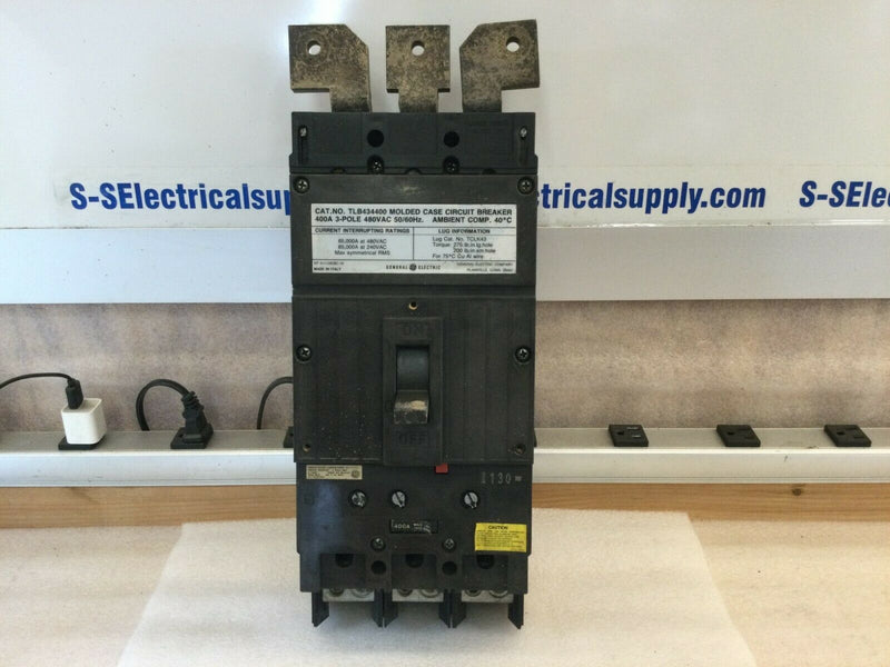 General Electric Tlb434400 Circuit Breaker 400 Amp 3 Pole 480 V