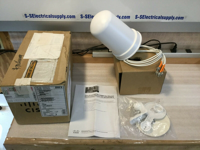 Cisco Aironet Dual-Band Mimo Wall-Mount Omnidirectional Antenna Air-Ant2544v4m-R