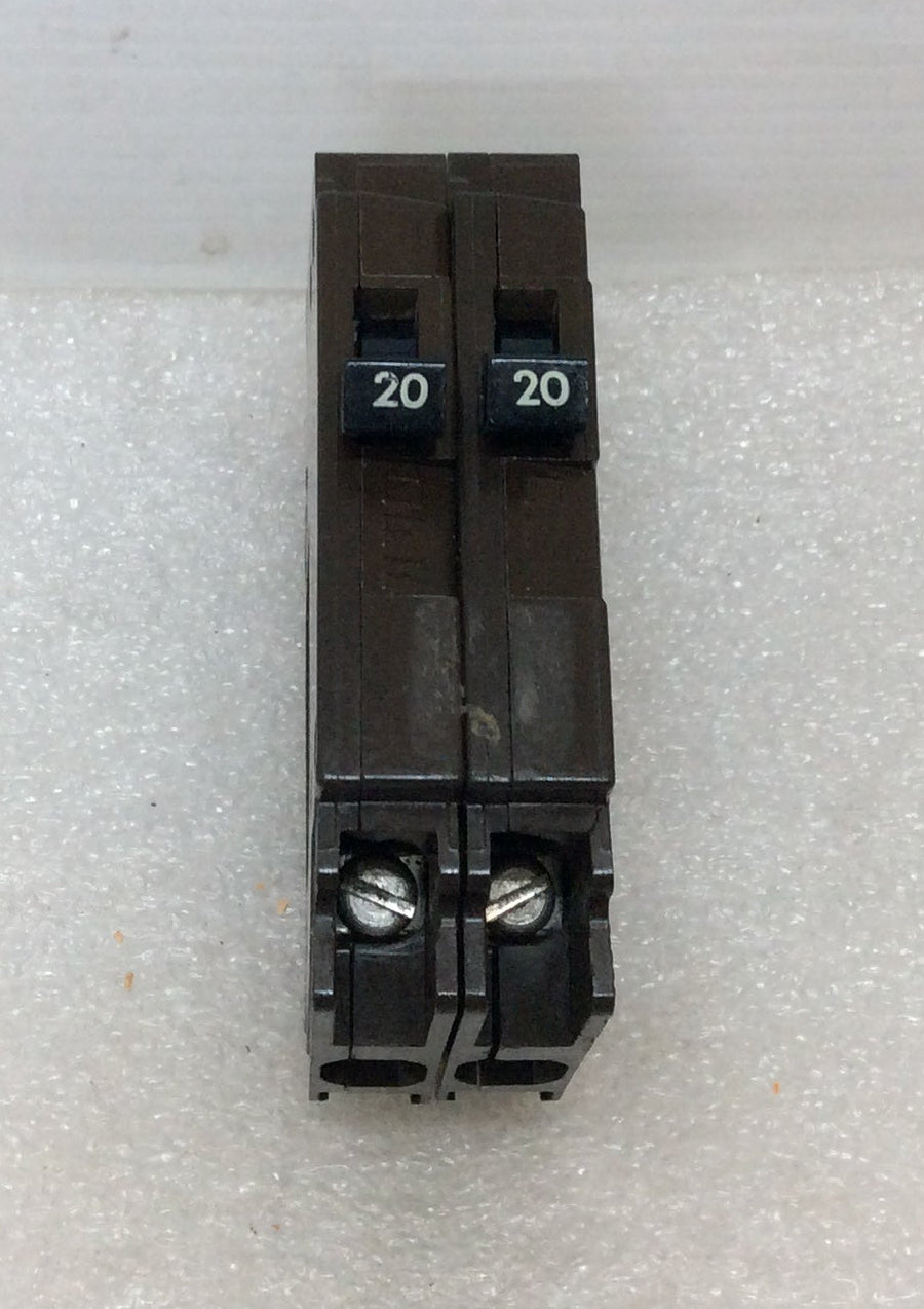 Siemens/ITE/Gould Q2020 20/20 Amp 1 Pole 120/240V Tandem Circuit Break