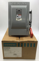 Siemens HNF261 30 Amp 2 Pole 600V Non-Fused Heavy Duty Safety Switch