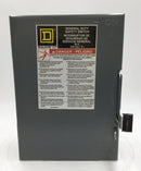 Square D D221N 30 Amp 2 Pole 120/240V Fused General Duty Safety Switch