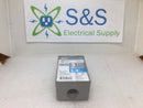 Commercial Electric WSB375G Single Gang All-Weather Device Box 3 Hole 3/4" Threaded Outlets (New)