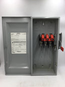 Siemens GNF323 100 Amp 240v Non-Fusible Type 1 3 Phase Safety Switch Disconnect