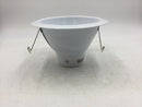 Elite Lighting AF637WH 7" Self Flange Air-Shut Baffle EZ Series