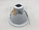 Elite Lighting AF637WH 7" Self Flange Air-Shut Baffle EZ Series