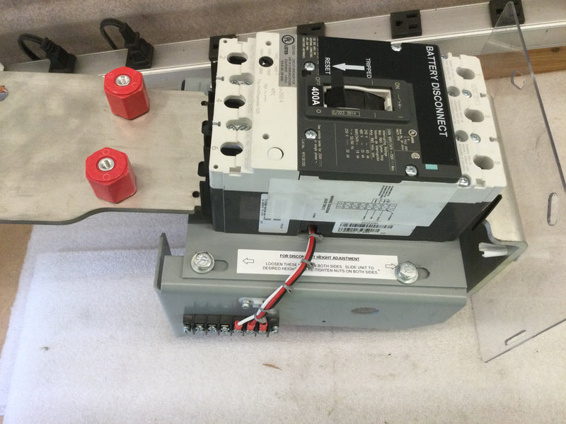 EEE/Electric Equipment & Engineering EVFB200 400A DC Disconnect for Battery Power Plants (Please See Photos)