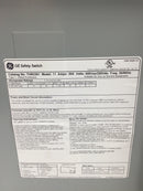 General Electric THN3361 30A 3 Pole 600V Non-Fusible Safety Switch 10 3/8" x 9"