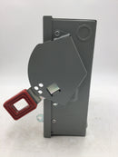 General Electric THN3361 30A 3 Pole 600V Non-Fusible Safety Switch 10 3/8" x 9"