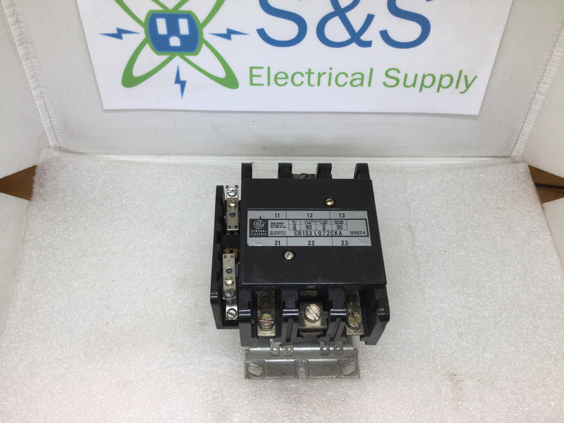 General Electric CR153L072CKA 90 Amp 240-600V 3 Pole Contactor w/ 120 VAC Coil