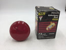 Philips 75BR30/R 75W Colortone Red Flood Light Bulb