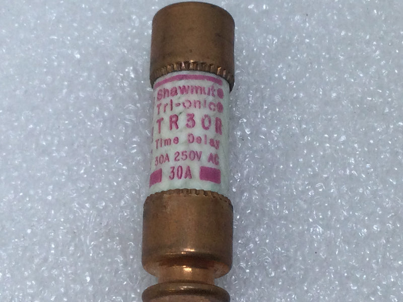 Shawmut Trionic TR30R 30 Amp 250 Volt Copper Top