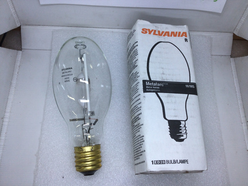 Sylvania Metalarc M400/U/ED28 400W Quartz Metal Halide HIB Bulb