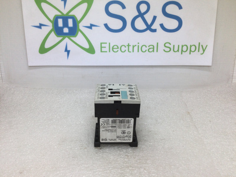 Siemens 3RH1140-1AK60 Contactor Relay 10A 600VAC Max Auxiliary Contact A600/P600