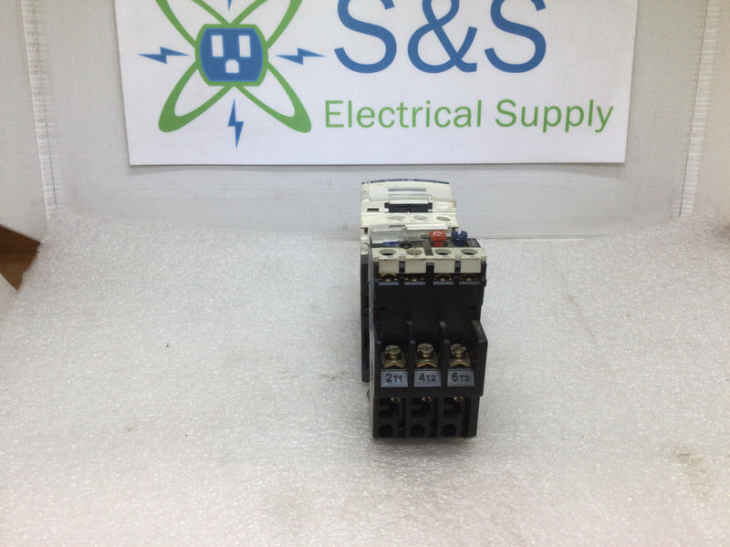 Square D/Telemecanique LC1D09 Single Phase 600VAC 7.5Hp Max Contactor With Accessory