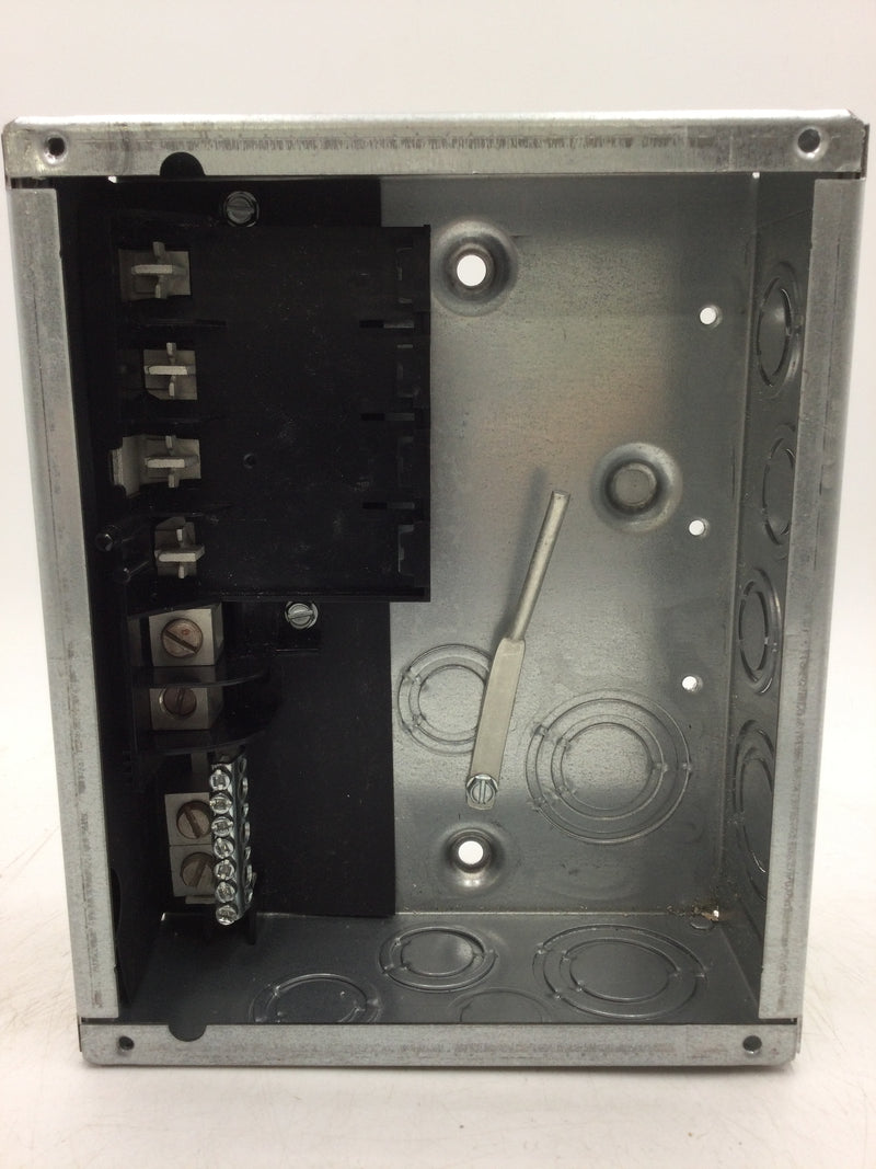 GE TL412CP 125 Amp 4 Space 8 Circuit Main Lug Indoor Load Center 7 1/4" x 9"