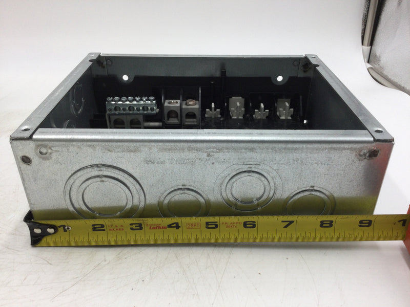 GE TL412CP 125 Amp 4 Space 8 Circuit Main Lug Indoor Load Center 7 1/4" x 9"