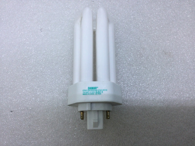 Damar CFW18W GX24Q-2/841 ECO 26780A Compact Fluorescent Triple Twin Tube 4-Pin