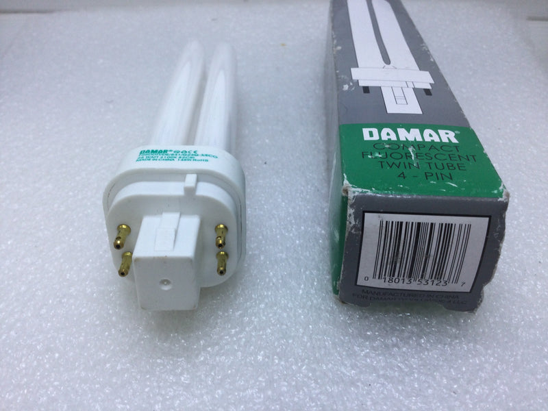 Damar F26DDTT/DE/841/G24Q-3/ECO 14591 Compact Fluorescent Double Twin Shape Tube 4-Pin