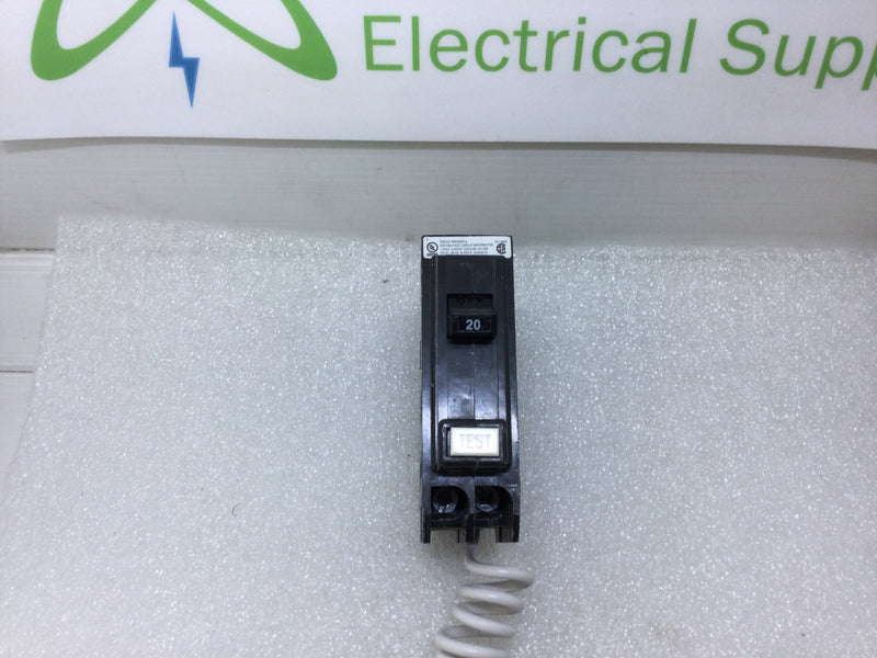 Eaton QBGFT1020 20 Amp Single Pole 120V Quicklag Ground Fault Circuit Breaker