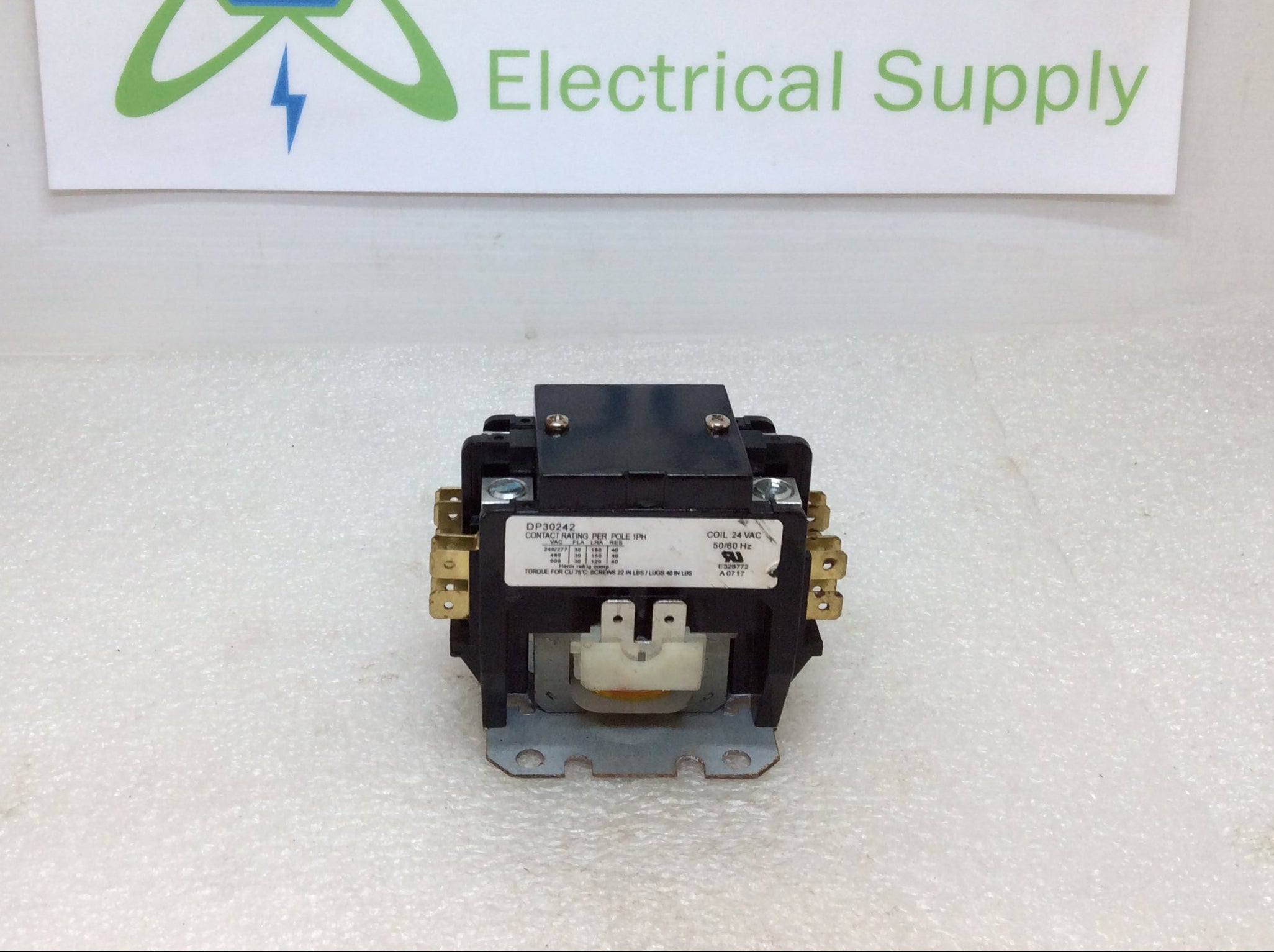 Supco DP30242 30 Amp 2 Pole 240/277V 24V Coil 50/60Hz HVAC Contactor