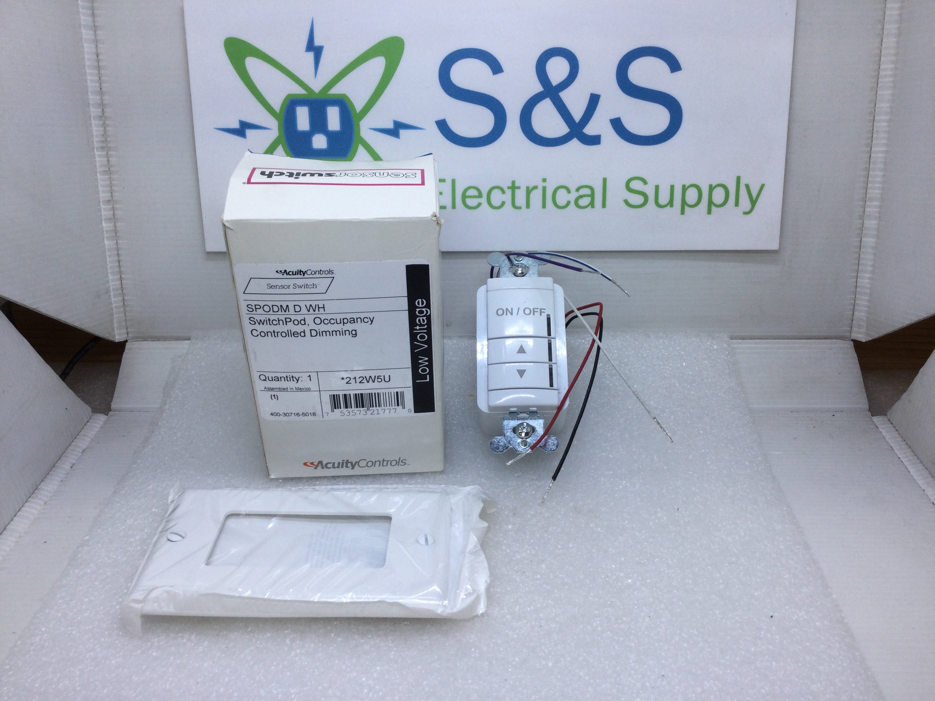 Accuity Sensor Switch Acuity Controls Sensor Switch 212W5U Switchpod Occupancy Controlled Di