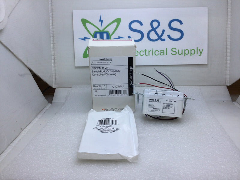 Acuity Controls Sensor Switch 212W5U Switchpod Occupancy Controlled Di