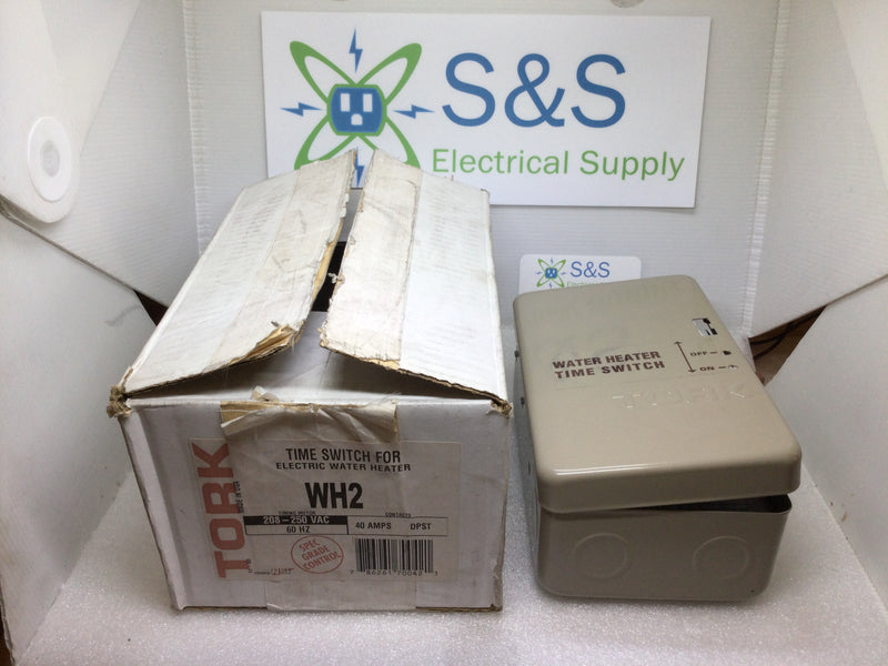 Tork Nsi Wh2 Time Switch 24-Hour 208/250v 40a Dpst