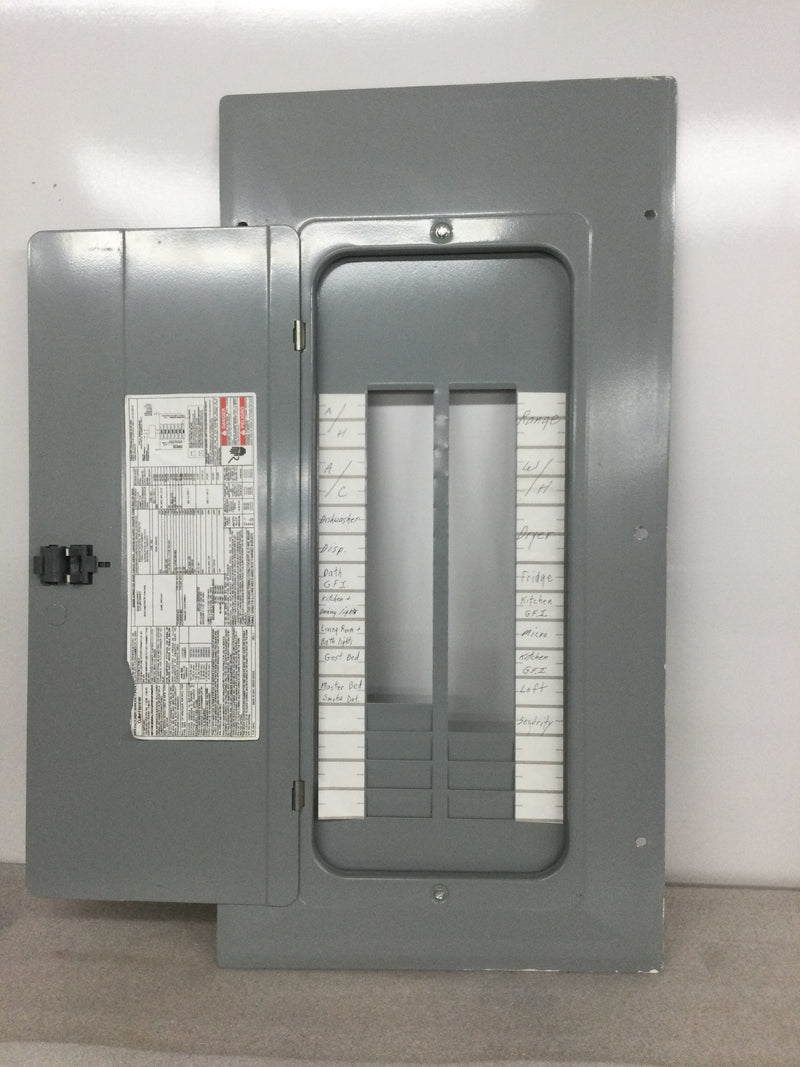 Eaton Cutler Hammer 200 Amp 120/240 V 1 Phase 3 Wire 15-30 Space Panel Cover 30" x 15.5"