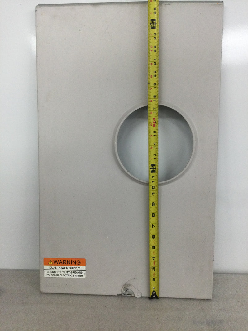 Milbank Offset Meter Cover 16" x 26"