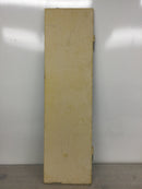 GE TSM815  Hinged Flat Front Panel Nema 3R Door/Cover 32 3/4" x 9" and 21 1/8" Between Hinges.