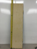 GE TSM815  Hinged Flat Front Panel Nema 3R Door/Cover 32 3/4" x 9" and 21 1/8" Between Hinges.