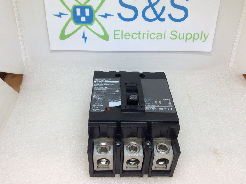 Square D QBP32250TM 3 Pole 250A 240VAC 10kAIC Type QB 250 PowerPact Circuit Breaker