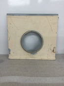 Meter Cover 14 3/8"X 13 3/8" with hinge on side, offset