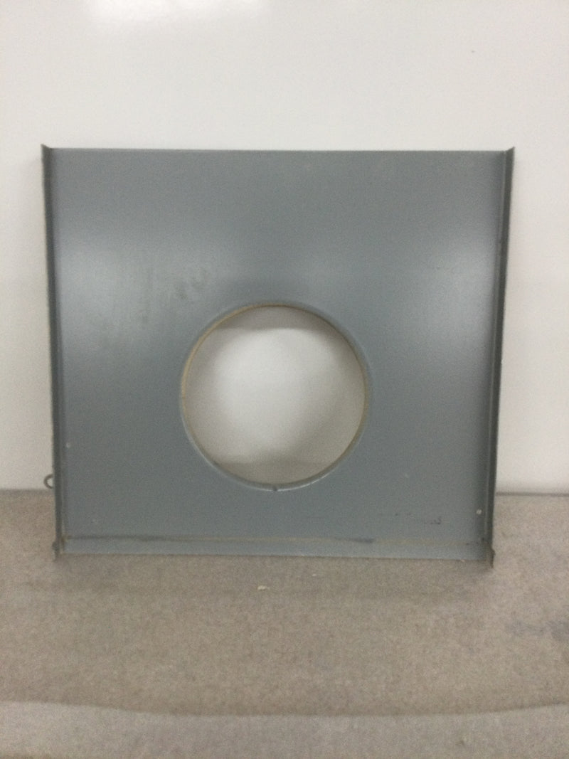 Meter Cover 14 3/8"X 13 3/8" with hinge on side, offset