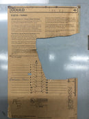 Gould EQC16 125 Amp 16 Space 120/240V Panel Door Only 19 1/4" x 15 5/8"