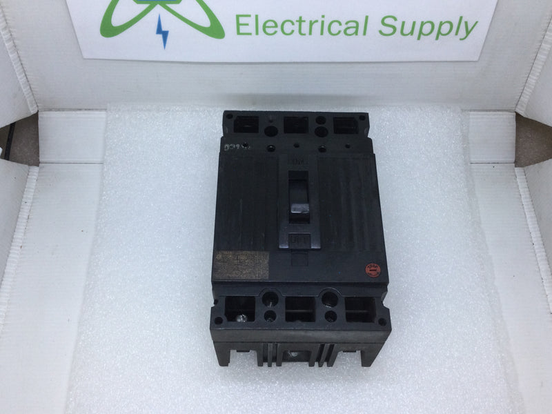 GE General Electric TED134100 3 Pole 100 Amp 480V Circuit Breaker